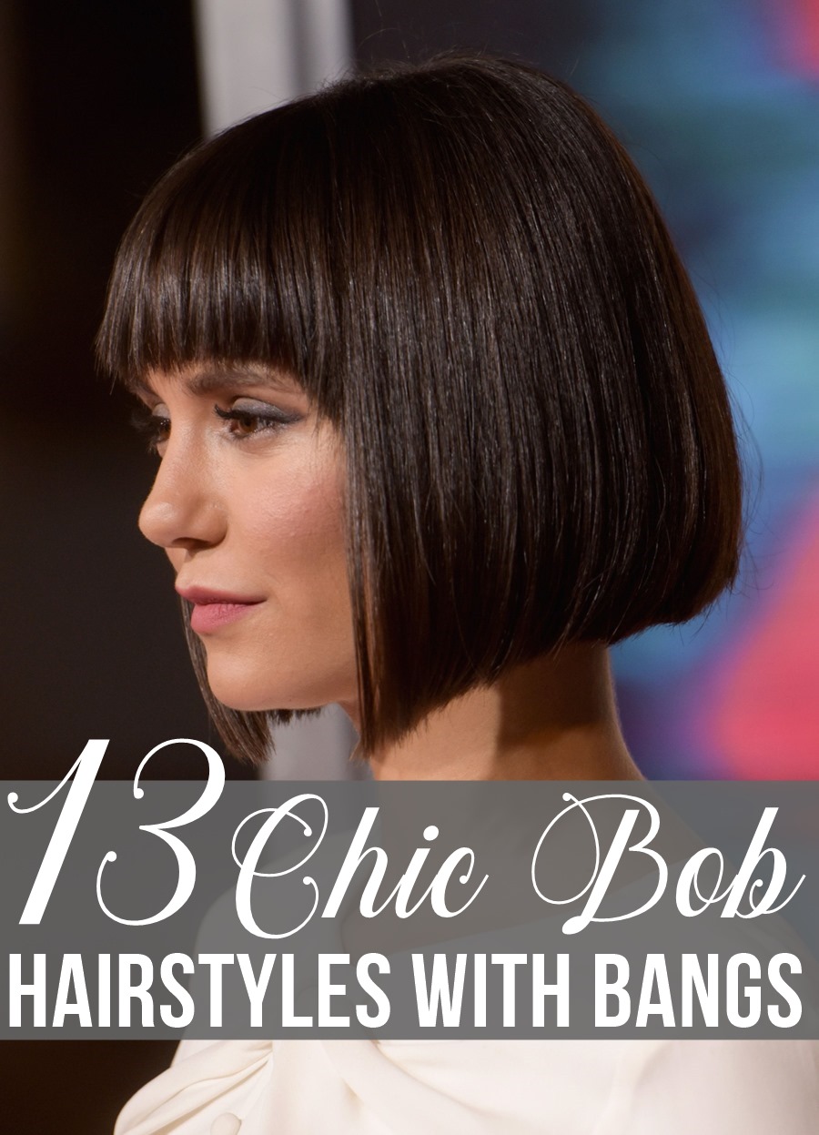 13 Chic Bob Hairstyles With Bangs 13-chic-bob-hairstyles-with-bangs